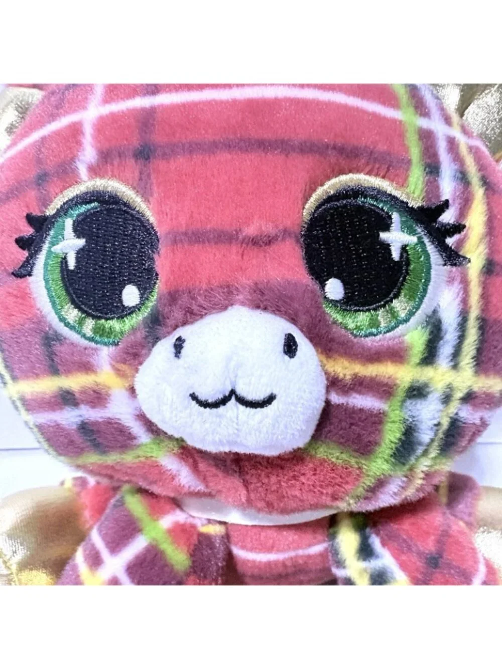 GUND Plushes Pets TARA MCNEIGH Horse Plaid Special Edition Plush Animal 6” NWT